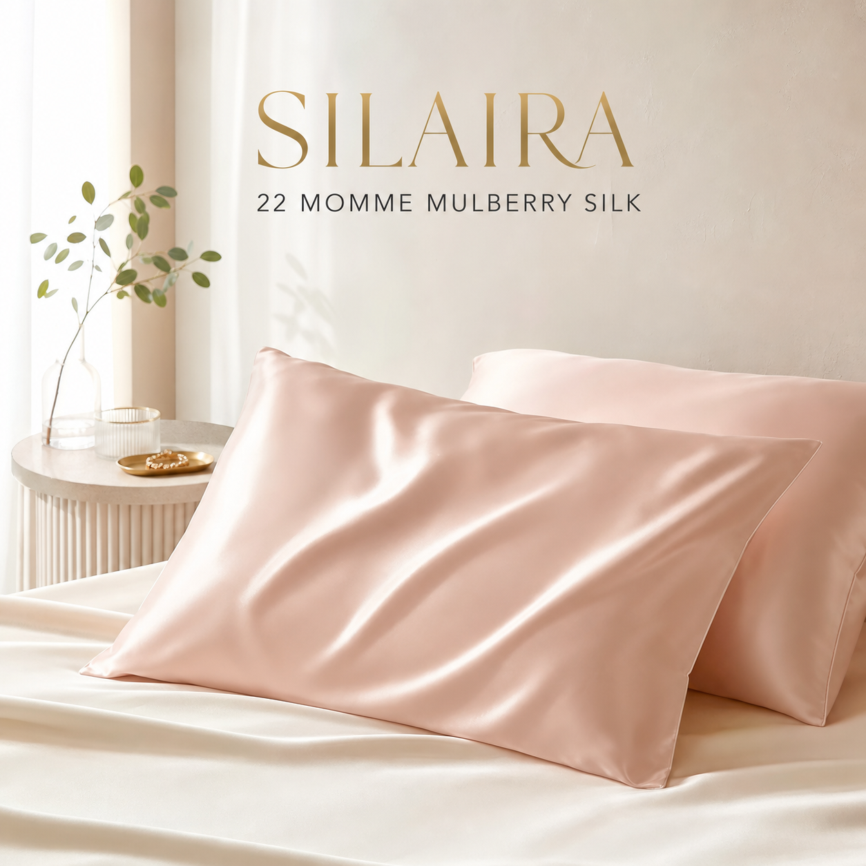 Silaira 22 Momme Mulberry Silk Pillowcase