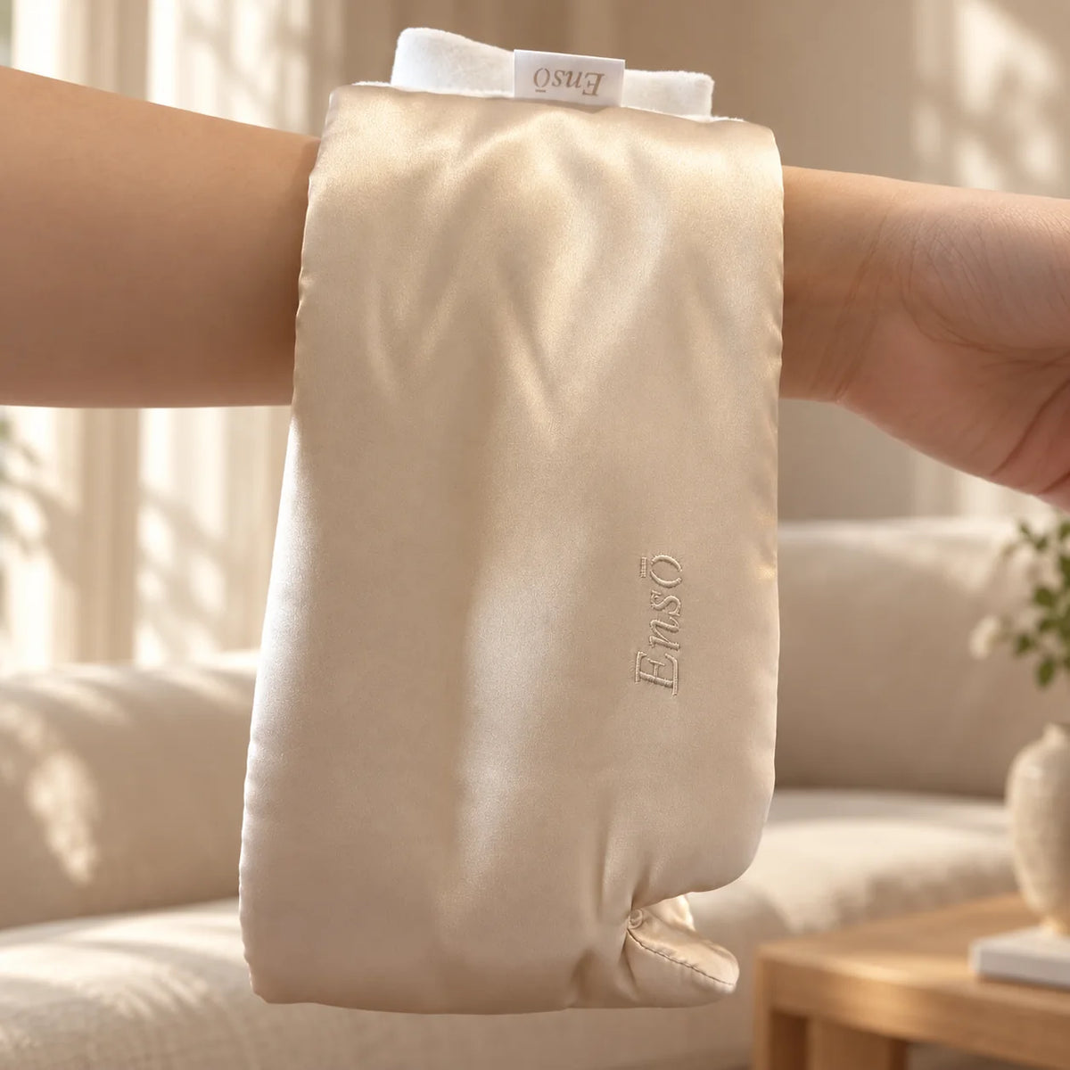ENSŌ Mulberry Silk Weighted Eye Mask