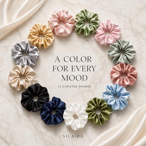 22 Momme Mulberry Silk Scrunchie
