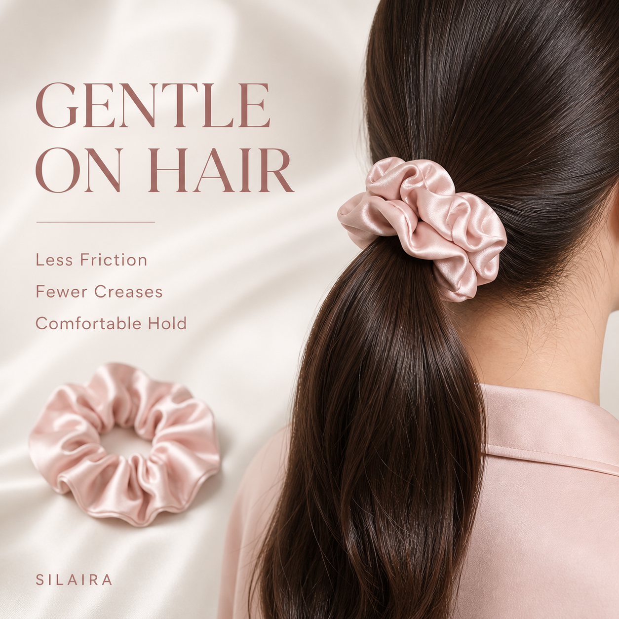 22 Momme Mulberry Silk Scrunchie