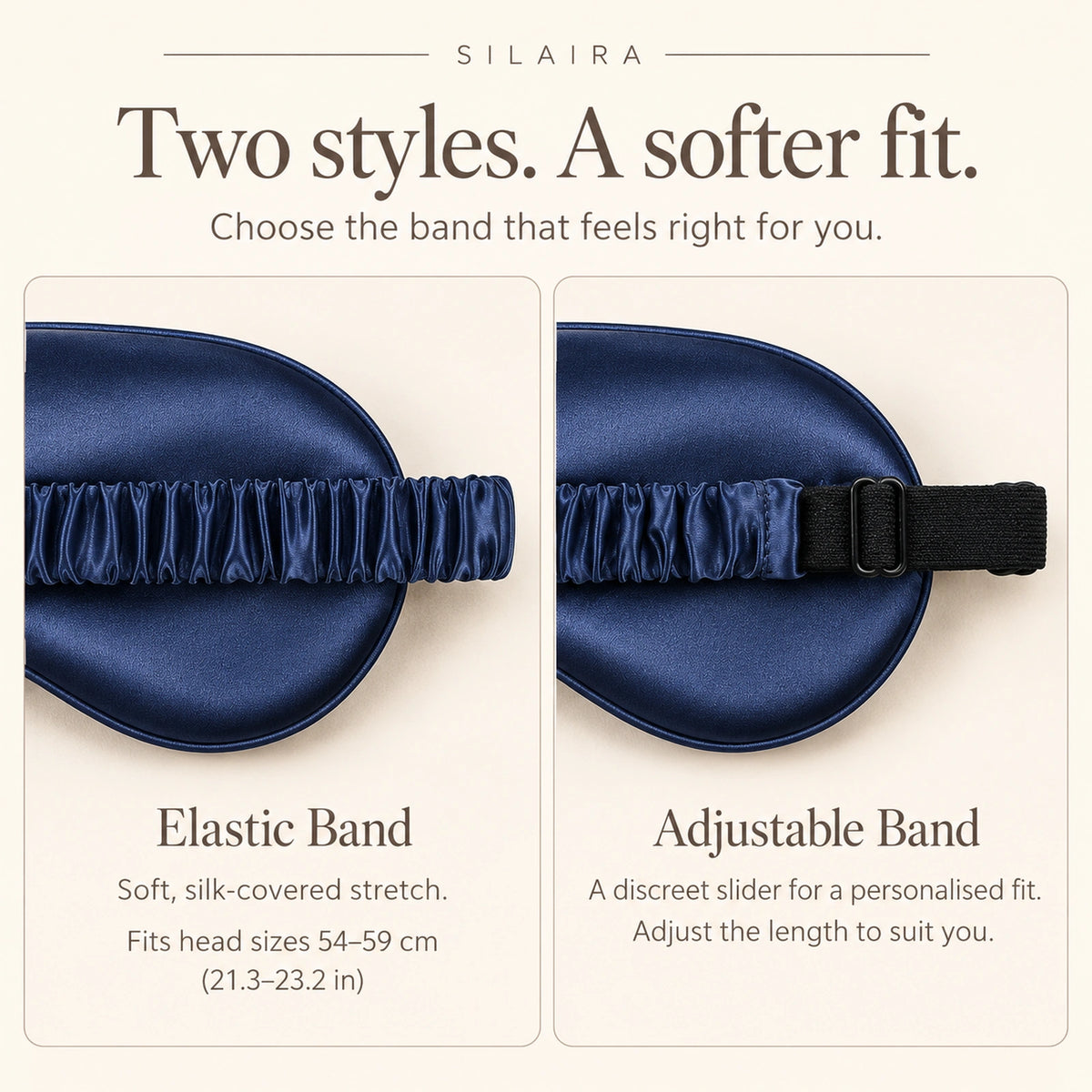 SILAIRA Mulberry Silk Eye Mask for Sleep