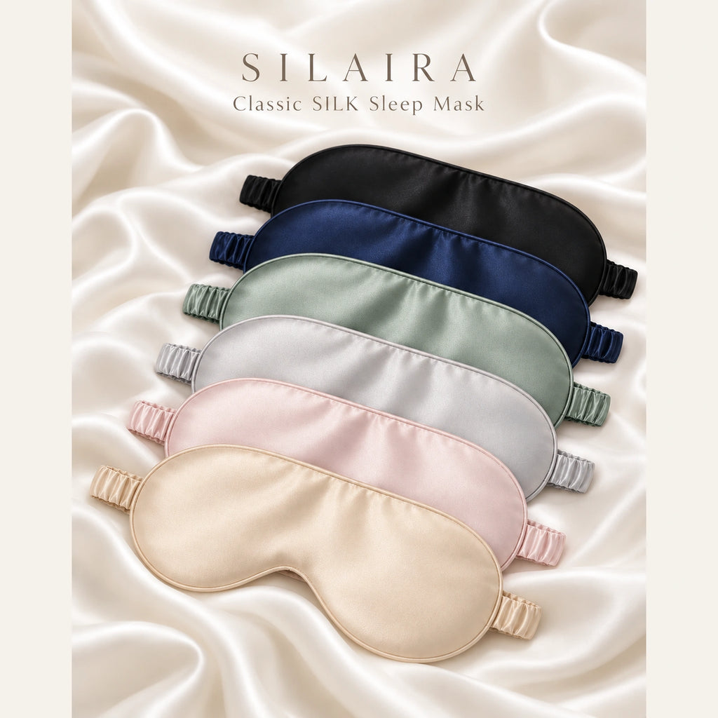 SILAIRA Mulberry Silk Eye Mask for Sleep