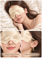 SILAIRA Cloud Mulberry Silk Sleep Mask