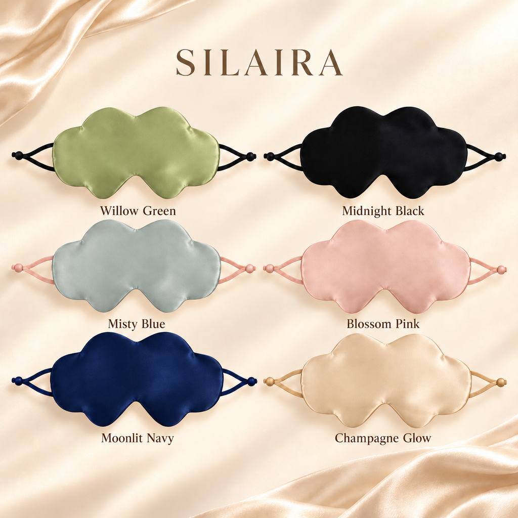 SILAIRA Cloud Mulberry Silk Sleep Mask