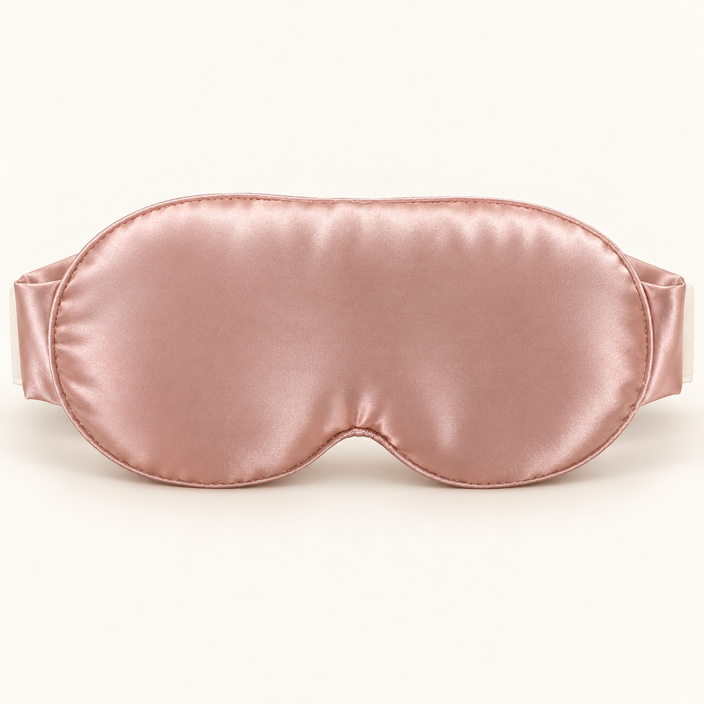 SILAIRA 3D Mulberry Silk Sleep Mask with Quiet Hook-and-Loop Closure